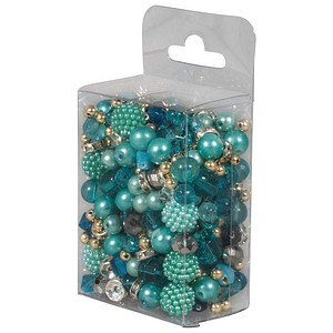4006166936272 - Perlen-Set Glasperlenmix mit Effektperlen türkis 4006166936272 - Perlen-Set Glasperlenmix mit Effektperlen türkis