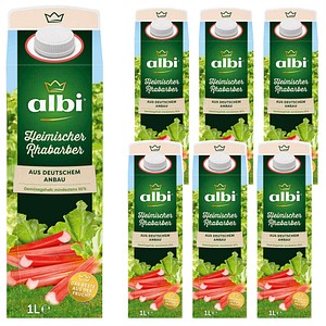albi® Fruchtnektar Rhababer 6x 1,0 l