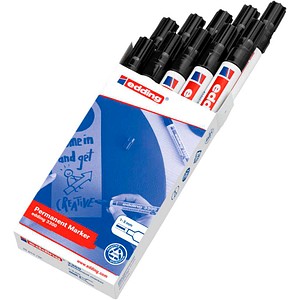 edding 3300 Permanentmarker schwarz 1,0 - 5,0 mm, 10 St.