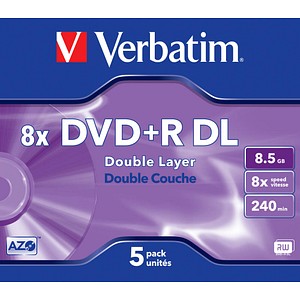 0023942435419 - Jewel Case 8 DVD+R 12cm 1x5 Verbatim DVD+R Double Layer 8x Speed Jewel Case 85GB 43541 0023942435419 0023942435419 - Jewel Case 8 DVD+R 12cm 1x5 Verbatim DVD+R Double Layer 8x Speed Jewel Case 85GB 43541 0023942435419