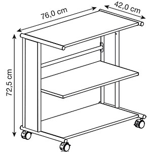 4044917413894 - Bürowagen Pragma buche silber 76 x 42 x 725 cm 4044917413894 Kerkmann 4044917413894 - Bürowagen Pragma buche silber 76 x 42 x 725 cm 4044917413894 Kerkmann