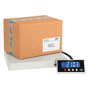 WEDO Paketwaage PAKET 100 Plus schwarz für max. 100,0 kg