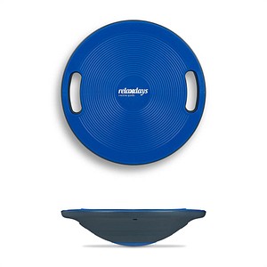 4052025917586 - Balance Board rutschfeste Oberfläche seitliche Griffe Wackelbrett Gleichgewichtstraining ø 40 cm blau - Relaxdays 4052025917586 - Balance Board rutschfeste Oberfläche seitliche Griffe Wackelbrett Gleichgewichtstraining ø 40 cm blau - Relaxdays