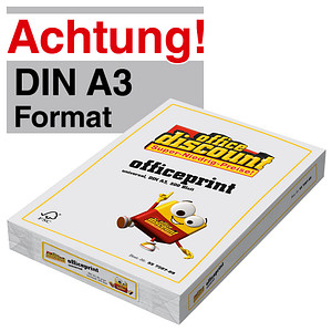 4250073805262 - Kopierpapier officeprint universal DIN A3 80 g qm 500 Blatt