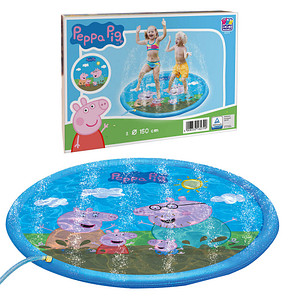 4008332162720 - Happy People - Sprinklermatte - Peppa Wutz (Ø 150 cm) Wassersprenkler Kinder Badespaß