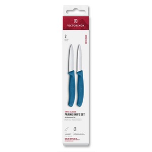 7613329191231 - 2 VICTORINOX Küchenmesser  Swiss Classic silber blau Klinge 80 cm