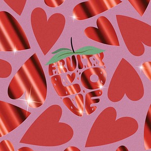 4061947149104 - Sammelmappe Fruity Love DIN A4 rosa rot 10 St