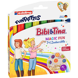 4057305055125 - Bibi & Tina FUNTASTICS e-13 Filzstifte farbsortiert 4057305055125 8 Stück