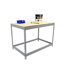 8435104992661 - Werkbank SIMONWORK BASIC 1 silber 1200 x 900 x 900 cm 8435104992661 Simonrack 8435104992661 - Werkbank SIMONWORK BASIC 1 silber 1200 x 900 x 900 cm 8435104992661 Simonrack
