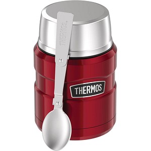 5010576903198 - Thermobehälter THERMOS Stainless King Lebensmittelaufbewahrungsbehälter Gr H 142 cm rot Thermoschüsseln und Thermobehälter Lebensmittelaufbewahrungsbehälter 470 ml