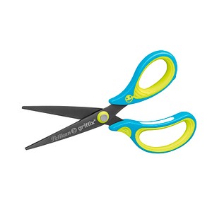 4012700810274 - griffix Schulschere spitz Neon Fresh Blue mit Softgriff für komfortables Schneiden mit Namensschild - 1 Stück (810272) 4012700810274 - griffix Schulschere spitz Neon Fresh Blue mit Softgriff für komfortables Schneiden mit Namensschild - 1 Stück (810272)