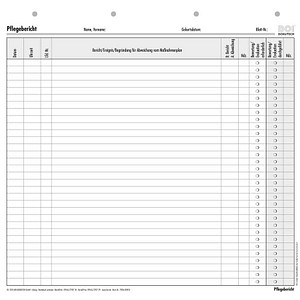 BOI Pflegebericht Formulare, 50 St.