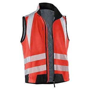 4053813372617 - Kübler Workwear - Kübler Reflectiq Weste psa 2 warnrot schwarz Gr xs - rot