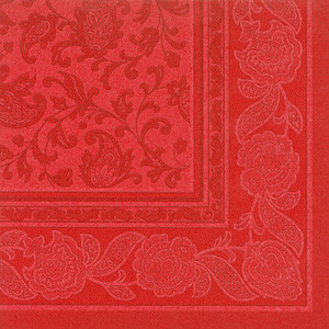 4002911116678 - Servietten ROYAL ColOrnaments rot 40x40cm 50St 1 4 Falz 4002911116678 50 Stück