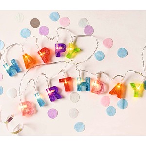4033477251923 - Lichterkette Happy Birthday 14m 4033477251923 Moses