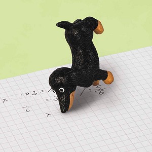 4061947162189 - Radiergummi Dackel schwarz 1 St