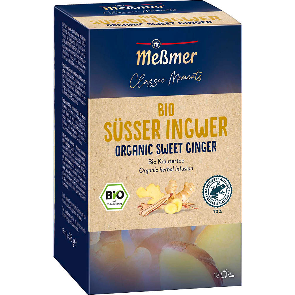 Meßmer Süßer Ingwer Bio-Tee 18 Portionen | office discount