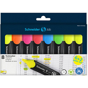 4004675178602 - Textmarker Job 115068 Etui 8-farbig sortiert 1-5mm Keilspitze 4004675178602 6 Stück 4004675178602 - Textmarker Job 115068 Etui 8-farbig sortiert 1-5mm Keilspitze 4004675178602 6 Stück