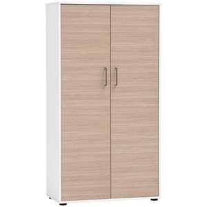 MÖBELPARTNER Aktenschrank Metz, 702092 mattweiß 6 Fachböden 80,1 x 38,2 x 150,0 cm