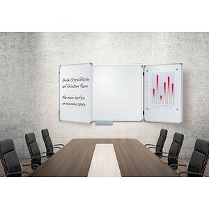 4002390023955 - Whiteboard-klappbar MAULpro 6337084 150 300x100cm (BxH) kunststoffbeschichtet Aluminiumrahmen 4002390023955 Maul