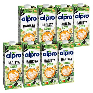 5411188133438 - Sojadrink Barista 606928 19% Fett laktosefrei vegan 8x 1 Liter im Tetrapack 5411188133438 8 Stück