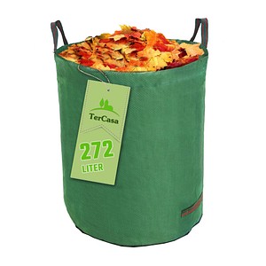 4021068980017 - TerCasa Gartensack 272 Liter aus Polypropylen grün