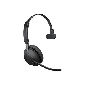 5706991023060 - Evolve2 65 monaural Telefon Over Ear Headset Bluetooth® Mono Schwarz Lautstärkeregelung Batterieladeanzeige Mikrofon-Stummschaltung