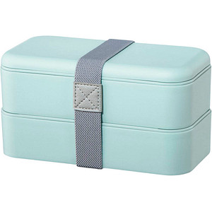 2 xavax® Lunchbox 4,4 cm hoch blau 500,0 ml