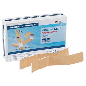 4005058404028 - Fingerverband YPSIPLAST® 100 Stück 20 x 120 mm für hohe mechanische Bewegung elastisch hautfarbenes Gewebe