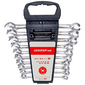 4060833010030 - GEDO R05905010 - Ringratschenmaulschlüssel-Satz 10 - 19 mm 10-teilig