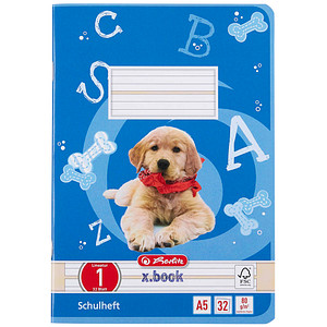 4008110340012 - Schulheft 11387081 xbook Lineatur 1 Schreiblern-Lineatur A5 80g blau 32 Blatt 64 Seiten 4008110340012 Herlitz 4008110340012 - Schulheft 11387081 xbook Lineatur 1 Schreiblern-Lineatur A5 80g blau 32 Blatt 64 Seiten 4008110340012 Herlitz