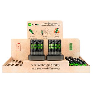 8716778934776 - ReCyko Pro Management Display 45-tlg USB-Akku-Schnellladegerät inkl Akkus 8716778934776 GP 8716778934776 - ReCyko Pro Management Display 45-tlg USB-Akku-Schnellladegerät inkl Akkus 8716778934776 GP
