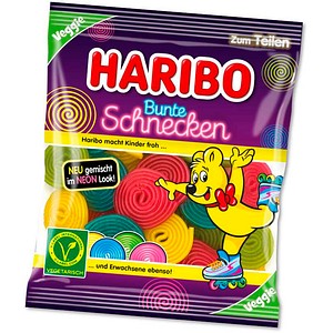 HARIBO Bunte Schnecken Fruchtgummi 160,0 g, 2 St.