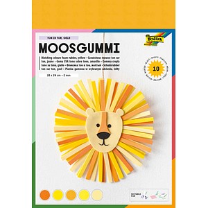 4001868063738 - Moosgummi (B)200 x (H)290 mm TON IN TON MIX gelb