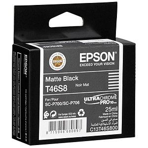 8715946730028 - Ink UltraChrome PRO T46S80N Matte Black 25ml - Tintenpatrone Matt Schwarz 8715946730028 - Ink UltraChrome PRO T46S80N Matte Black 25ml - Tintenpatrone Matt Schwarz