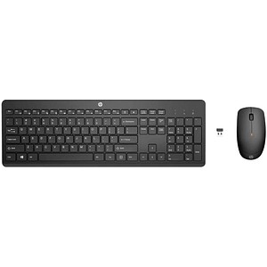 0198122957989 - 235 Tastatur und Maus Set Combo Wireless black DE QWERTZ