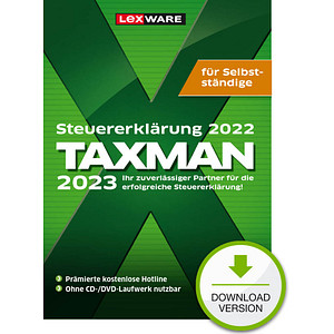 9783648167342 - LEXWARE TAXMAN Selbstständige 2023 (für das Steuerjahr 2022) Software Vollversion (Download-Link)