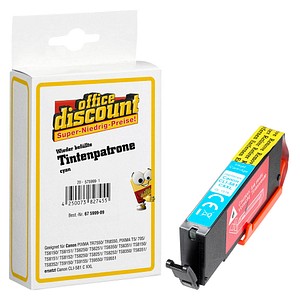 4250073827752 -  cyan Druckerpatrone kompatibel zu Canon CLI-581 C XXL
