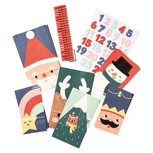 4001868140552 - Adventskalender Santa & Friends 72ST 4001868140552 Folia