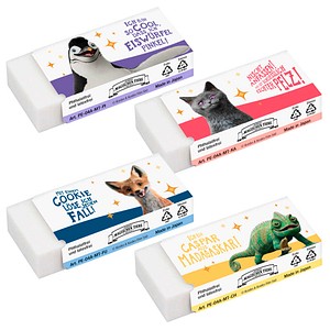 Tombow Radiergummis Die Schule der magischen Tiere weiß, 4 St.