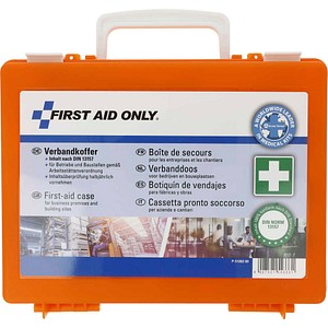 FIRST AID ONLY® Verbandskasten DIN 13157 orange