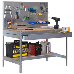 8435104932490 - Werkbank SIMONWORK BT2 BOX silber 1 Schublade 1210 x 610 x 1445 cm 8435104932490 Simonrack