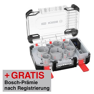 6949509240743 - AKTION BOSCH PRO Multi Material PC Plus Lochsägen-Set 11-teilig mit Prämie nach Registrierung 6949509240743 - AKTION BOSCH PRO Multi Material PC Plus Lochsägen-Set 11-teilig mit Prämie nach Registrierung