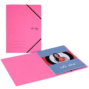 4002432142163 - Eckspanner DIN A4 fuchsia 1 St