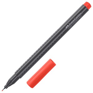 4005401516217 - Feinliner Grip geraniumrot 4005401516217 FABER CASTELL 1