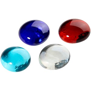 7610877462738 - Muggelsteine mehrfarbig Glasnuggets Ø 2000 mm 2000 g 1 Pack