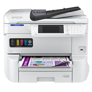 8715946731896 - EPSON WorkForce Pro EM-C7100DWF 4 in 1 Tintenstrahl-Multifunktionsdrucker grau 8715946731896 - EPSON WorkForce Pro EM-C7100DWF 4 in 1 Tintenstrahl-Multifunktionsdrucker grau