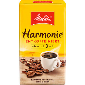 Melitta Harmonie ENTKOFFEINIERT Kaffee, gemahlen mild 500,0 g