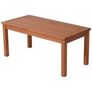 Garden Pleasure LANSING Beistelltisch rechteckig Eukalyptus eukalyptus 90,0 x 44,0 x 40,7 cm, 1 St.