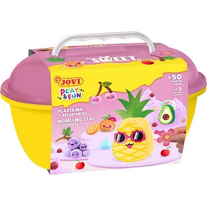 8412027035248 - Modelliermasse Play & Fun Plastilina Sweet mehrfarbig